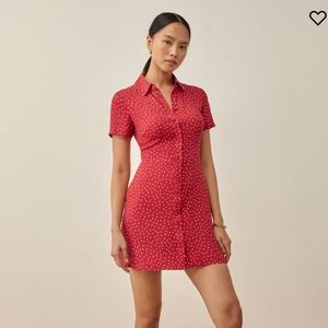 Reformation Noble Dress - missing one button*